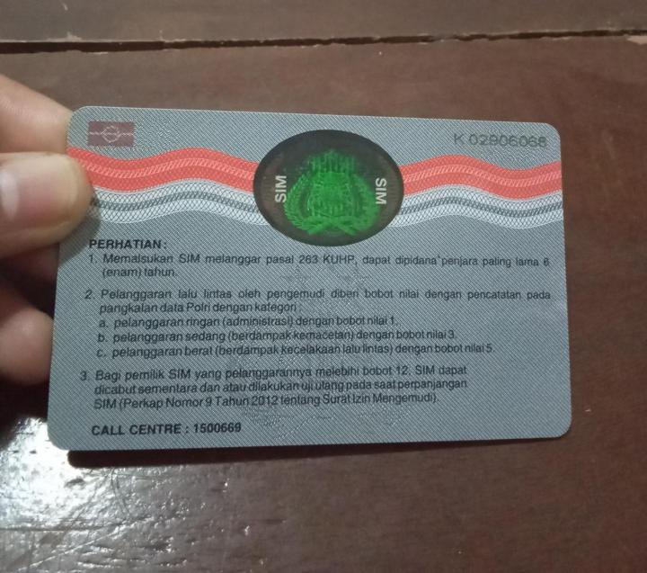SIM C Kini Dibagi Menjadi Tiga Golongan